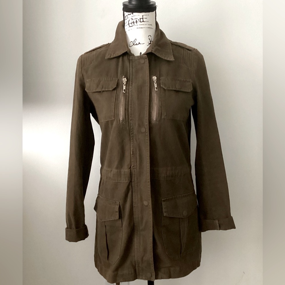 TOBI Kaki Green Utility Jacket Sz S